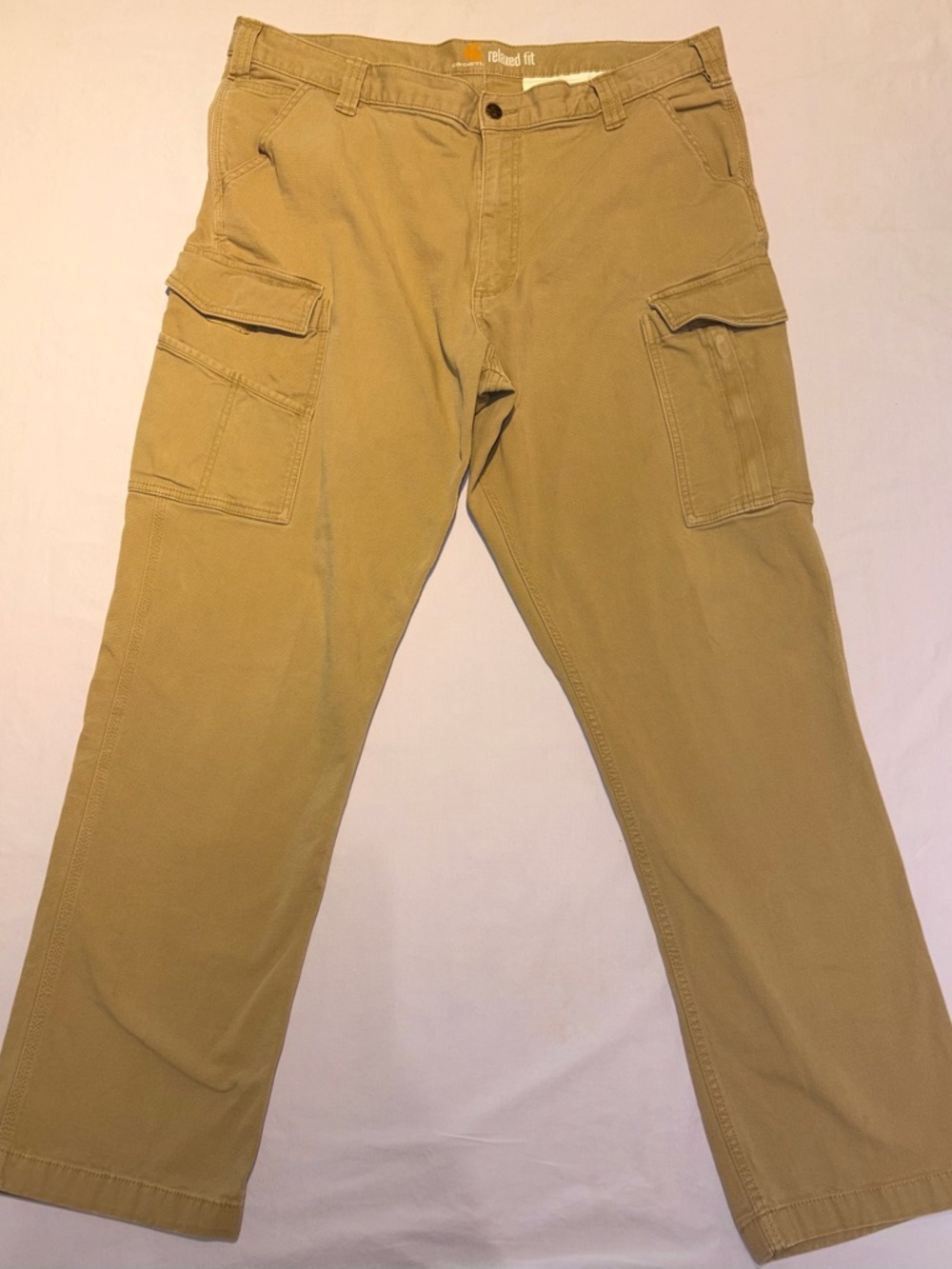 Carhartt Men’s 103574 Rugged Flex Rigby Cargo Pants Relaxed Fit 40x34 Khaki